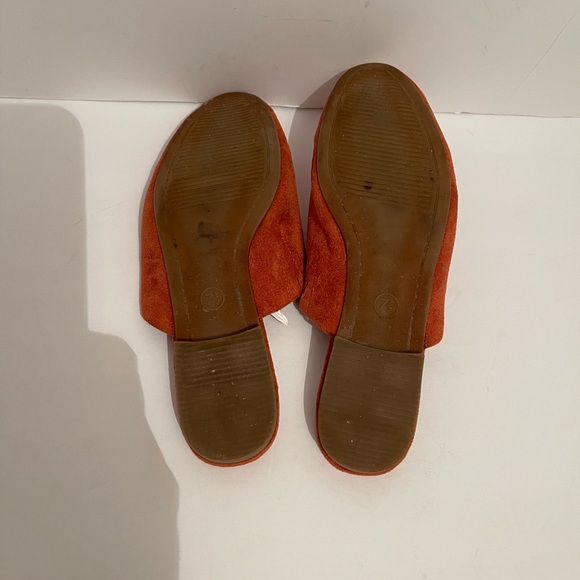 Universal Thread Slip On Backless Almond Toe Mule Size 7.5 Rust Orange - Picture 8 of 9